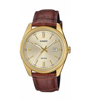 Watch Casio Man in Steel yellow gold plated MTP-1302PGL-9AVEF - MTP-1302PGL-9AVEF